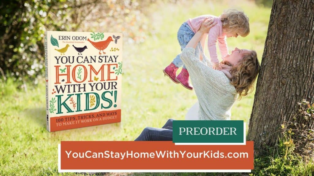 How to Stay Home with Your Children. Check out You Can Stay Home with Your Kids. 100 Tips, Tricks, and Ways to Make it Work on a Budget. This book is a great resource from Erin of The Humbled Homemaker.