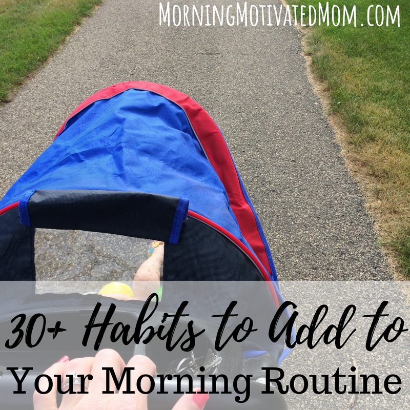 Try and be intentional with the first minutes of your morning. It may help you feel more productive, rejuvenated, and/or more prepared for your day! Here are over 30 daily habits to add to your morning routine.