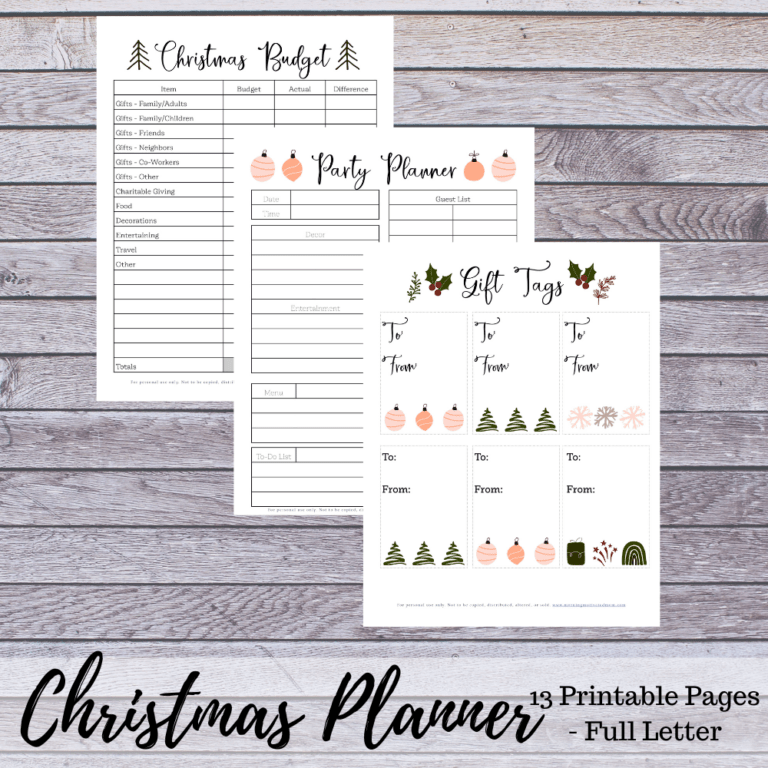Free Christmas Gift List Printable – Morning Motivated Mom