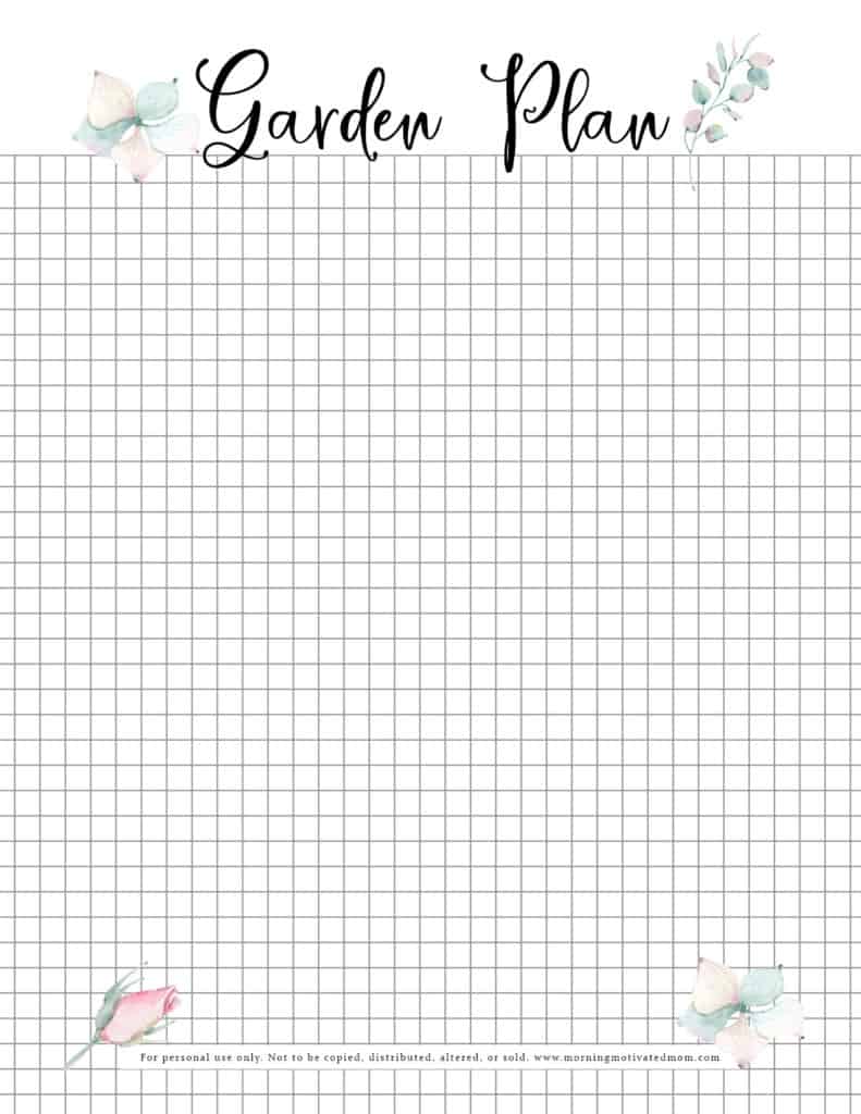 Garden Planner Free Printable Tereyard